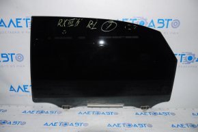 Glass of the rear left door Lexus RX350 RX450h 10-15 factory tinted, scratches