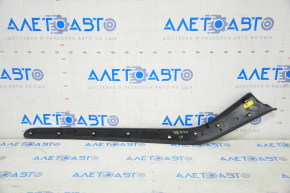 Left center console trim Tesla Model 3 18- leather black