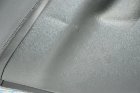 Door trim card rear left Infiniti G25 G35 G37 4d 06-11 black with black insert leather, molding gray gloss, tears, pokes