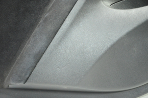 Door trim card rear left Nissan Altima 13-14 black with black insert cloth, scratches, for dry cleaning