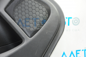 Door trim card rear left Nissan Altima 13-14 black with black insert cloth, scratches, for dry cleaning