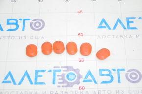 Tesla Model 3 Body Plug 18-10x16mm, Oval, Orange, 6pcs