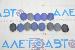 Tesla Model 3 Body Plug 18-13x19mm, Oval, Blue, 13pcs