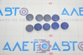 Tesla Model 3 Body Plug 18-13mm, Round, Blue, 9pcs