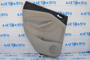 Door trim card rear left Ford Escape MK3 17-19 rest, beige, armrest leather