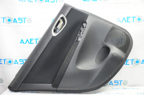 Door trim card rear left Nissan Sentra 13-15 black with black insert cloth, armrest cloth, scratches, for dry cleaning