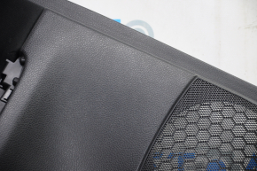 Door trim card rear left Nissan Sentra 13-15 black with black insert cloth, armrest cloth, scratches, for dry cleaning