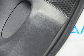 Door trim card rear left Nissan Sentra 13-15 black with black insert cloth, armrest cloth, scratches, for dry cleaning