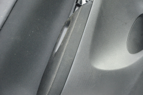 Door trim card rear left Nissan Sentra 13-15 black with black insert cloth, armrest cloth, scratches, for dry cleaning