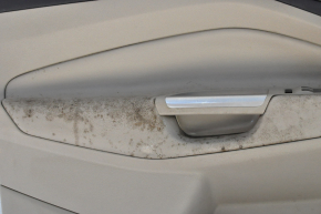 Door trim card front left Ford Escape MK3 17-19 rest, beige, leather armrest, for dry cleaning