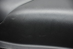 Door trim card rear left Nissan Pathfinder 13-19 black with black insert leather, armrest leather, scratches