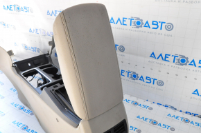 Central console armrest and cup holders Ford Escape MK3 17-19 beige, scratches, dry cleaning