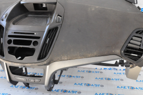 Torpedo front panel with AIRBAG Ford Escape MK3 17-19 rest, beige overlays, for dry cleaning, broken air duct