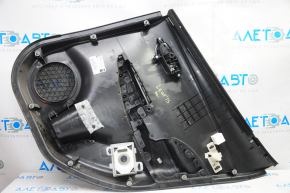 Door trim card rear left Nissan Leaf 13-17 black, armrest cloth, scratches, for dry cleaning