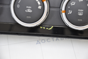 Climate control with display Mazda 6 16-17 rest manual scratch on the overlay, paint peeled off