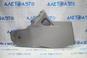Side console trim left Toyota Highlander 08-13 gray, scratches, creases