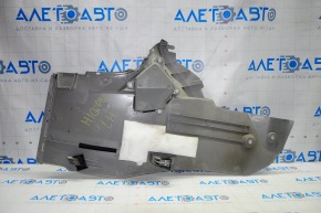 Side console trim left Toyota Highlander 08-13 gray, scratches, creases