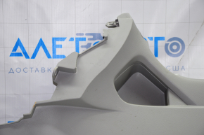 Side console trim left Toyota Highlander 08-13 gray, scratches, creases
