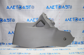 Side console trim right Toyota Highlander 08-13 gray, creases