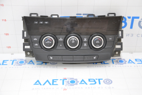 Climate control with display Mazda 6 13-16 prerest auto with heating, scratches on glass, chrome, trim and buttons