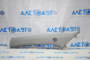 Front pillar trim upper left Acura MDX 14-20 gray, under tweeter, for dry cleaning