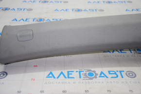 Front pillar trim upper left Acura MDX 14-20 gray, under tweeter, for dry cleaning, scratch