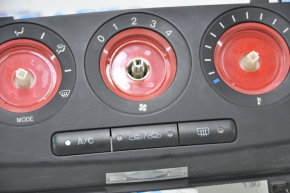 Climate control Mazda3 03-06 black rubbed, without knobs