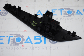 Rear right window lift control Nissan Altima 13-18 black, with overlay