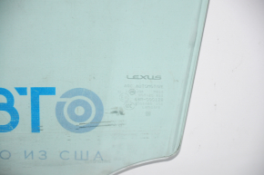 Glass of the front left door Lexus RX350 RX450h 10-15 triplex, scratches