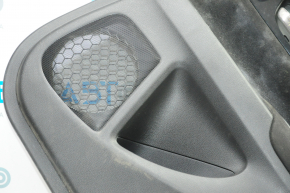 Door trim card rear right Nissan Altima 13-14 black with black insert cloth, tears, scratches, for dry cleaning