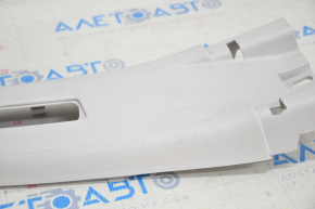 Center pillar trim upper belt right Subaru Forester 14-18 SJ gray, scratches