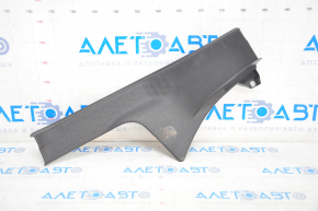 Rear right threshold pad Subaru Forester 14-18 SJ black, worn, scratches, needs cleaning
