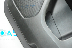 Door trim card rear right Nissan Pathfinder 13-16 black with black insert cloth, armrest cloth, scratches