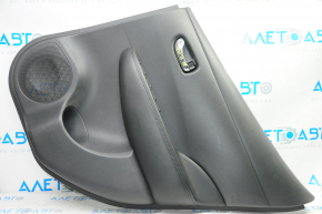 Door trim card rear right Nissan Leaf 13-17 black, armrest leather, tears, scratches