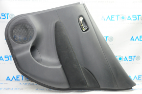 Nissan Leaf 13-17 black rear right door panel, black cloth armrest, with handle