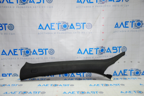 Front pillar trim upper left Audi A4 B8 13-16 rest sedan black, rubbed