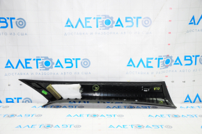 Front pillar trim left upper Mercedes CLA 14-19 black, without plug