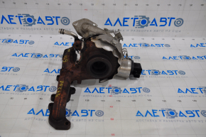 Turbine assembly with manifold and cooling pipes VW Passat b7 12-14 USA diesel 60k