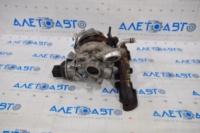 Turbine assembly with manifold and cooling pipes VW Passat b7 12-14 USA diesel 60k