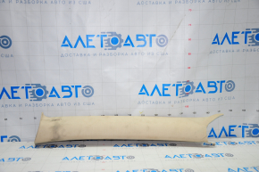 Upper left front pillar trim VW Passat b7 12-15 USA beige, without plug, tear, for dry cleaning