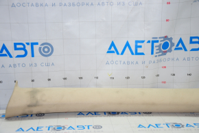 Upper left front pillar trim VW Passat b7 12-15 USA beige, without plug, tear, for dry cleaning