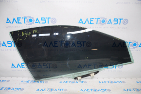 Glass of the front right door Honda Accord 13-15 4mm, scratches