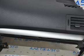 Torpedo front panel with AIRBAG Subaru Forester 14-15 SJ black, scratches