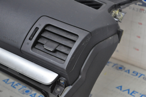 Torpedo front panel with AIRBAG Subaru Forester 14-15 SJ black, scratches