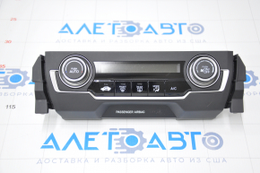 Climate control Honda Civic X FC 16-21 auto, structure, chrome peeling, scratch on the trim