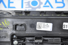 Climate control Honda Civic X FC 16-21 auto, structure, chrome peeling, scratch on the trim