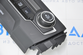 Climate control Honda Civic X FC 16-21 auto, structure, chrome peeling, scratch on the trim