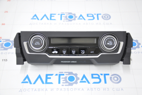 Climate control Honda Civic X FC 16-21 auto, structure, chrome peeling, scratches on glass