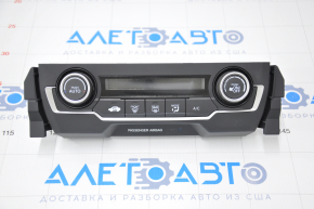 Climate control Honda Civic X FC 16-21 auto, structure, buttons and glass are worn, chrome is used