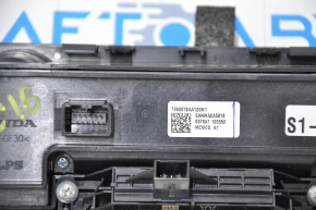 Climate control Honda Civic X FC 16-21 auto, structure, buttons and glass are worn, chrome is used